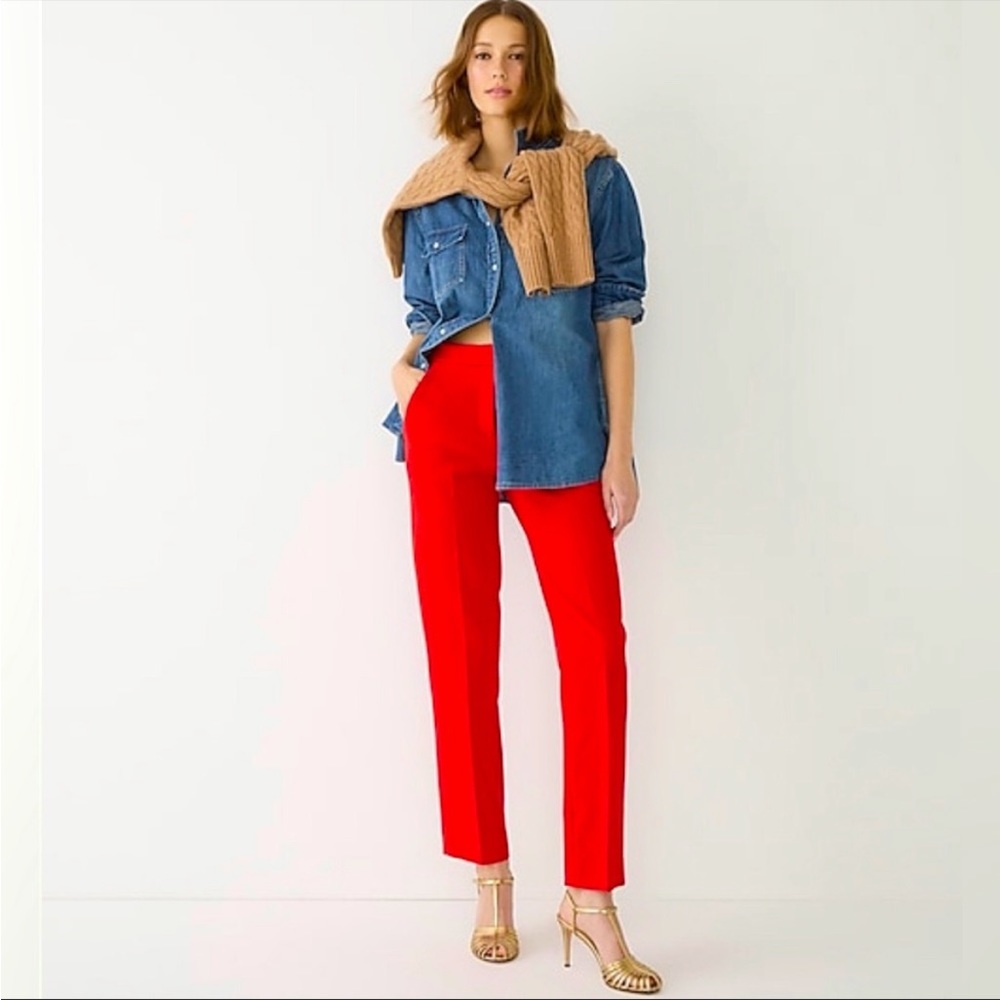 J. Crew Wide-Leg Pant in Four-Season Stretch